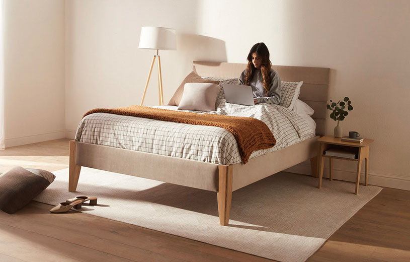 21 Best Non Toxic Furniture Brands & Why You Need Them 19 this is an image of a bed from inside weather home, one of the best non toxic furniture brands