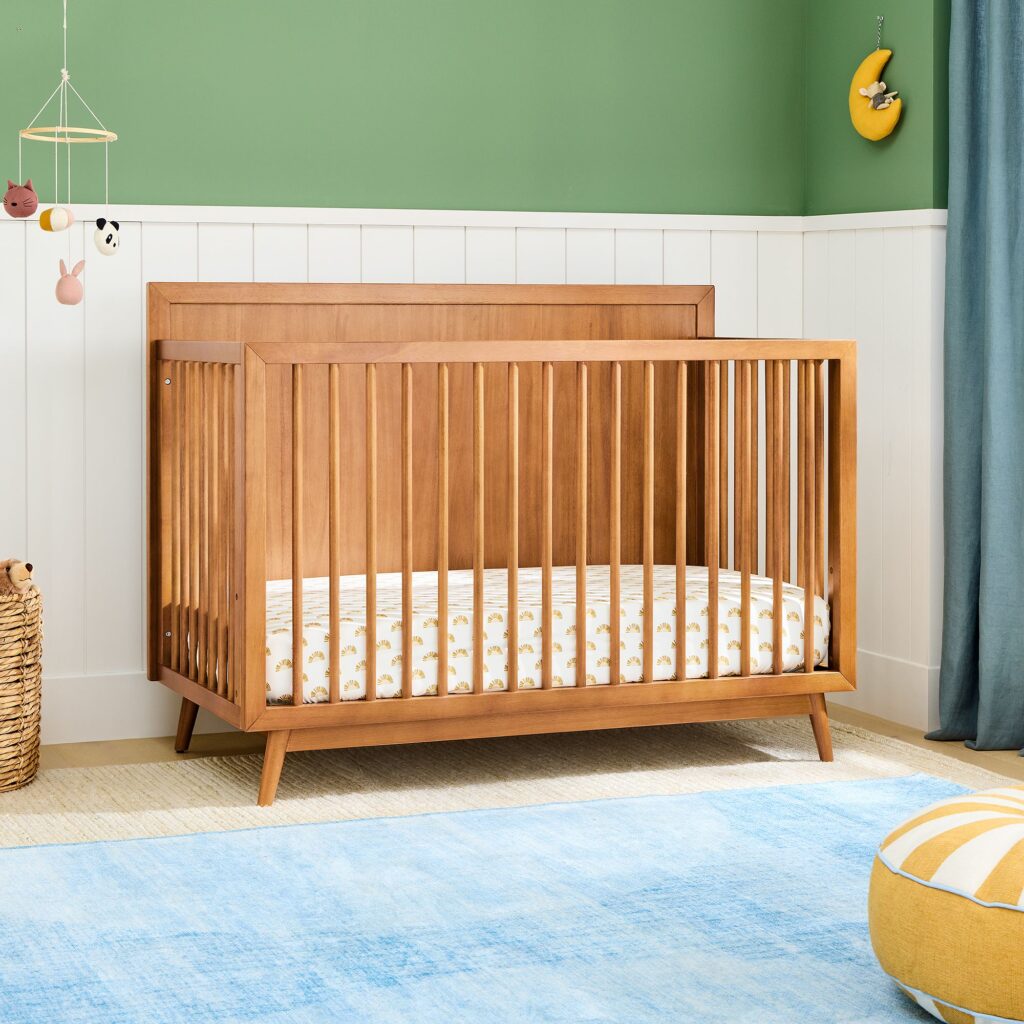 west elm mid century crib for baby