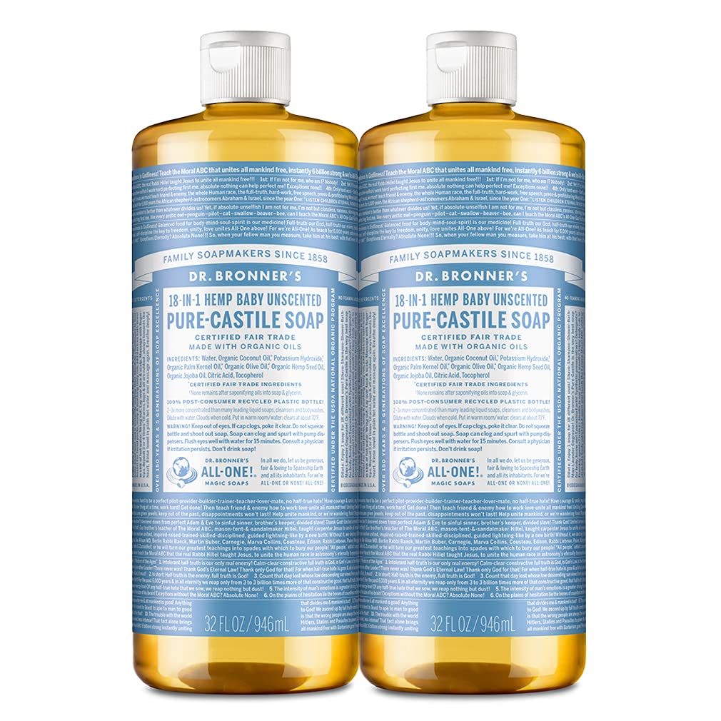 8 Non-Toxic Floor Cleaners 7 dr. bronner's pure castile soap