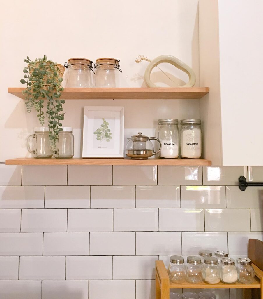 20 Kitchen Shelf Decor Ideas You'll Want To Try Right Now 18 light colors kitchen shelf decor