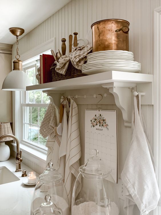 20 Kitchen Shelf Decor Ideas You'll Want To Try Right Now 13 rustic shelf decor