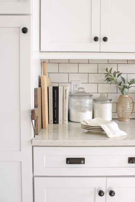 standing cookbooks