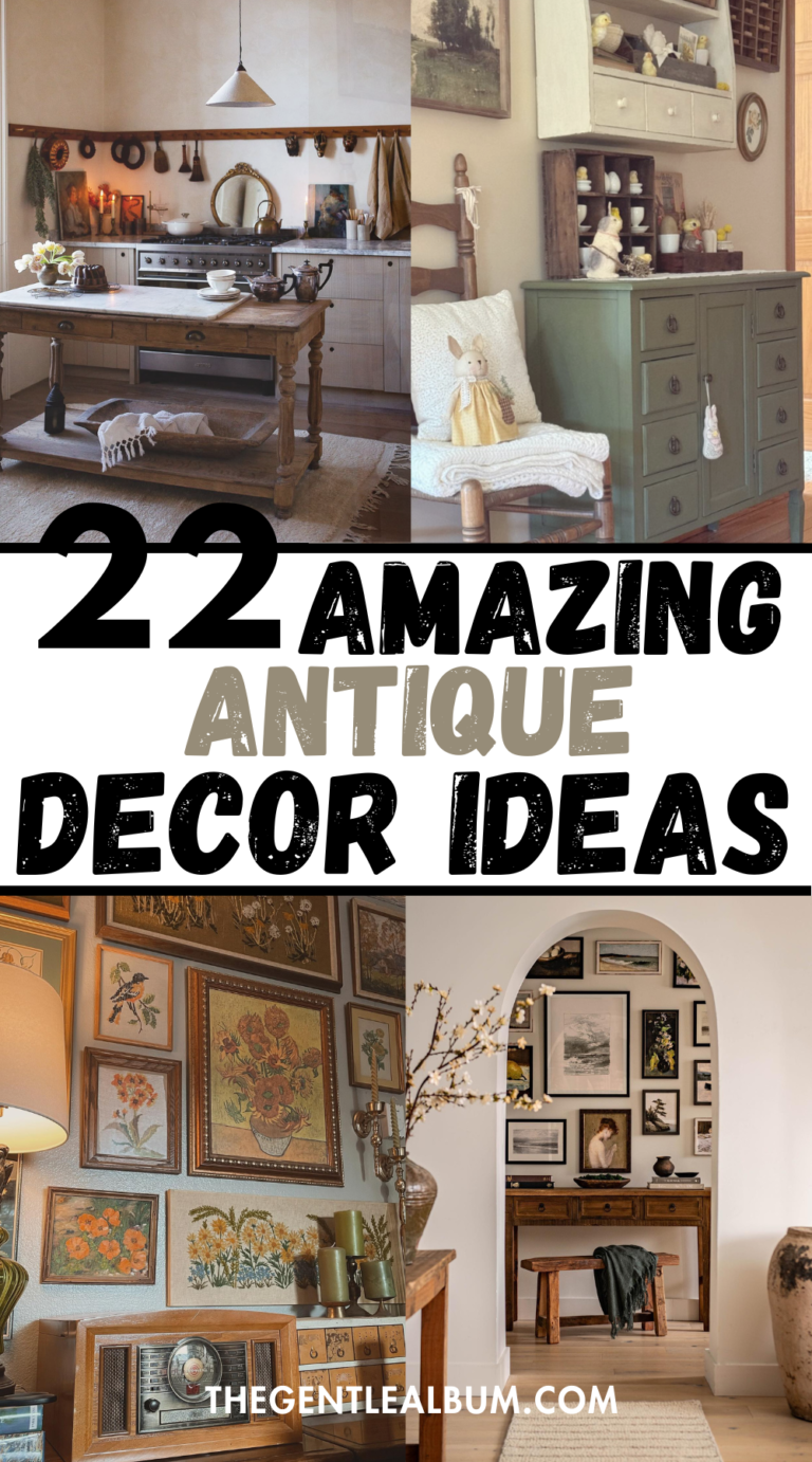 22 Unique Antique Home Decor Ideas You'll Love