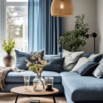 Amazing blue living room