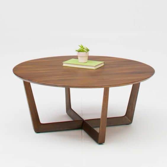 Wooden Round Coffee Table