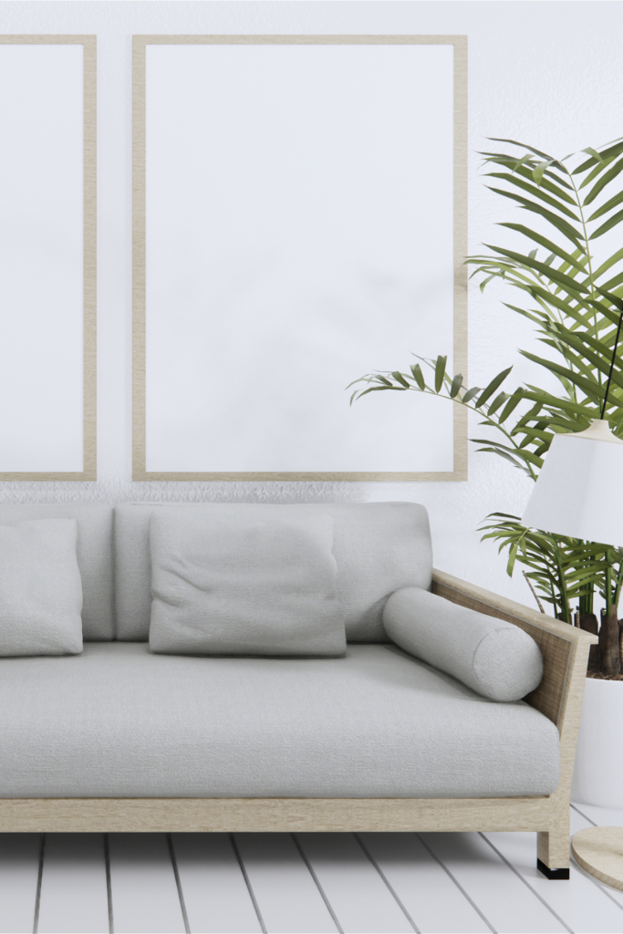 White Wall Art Canvas