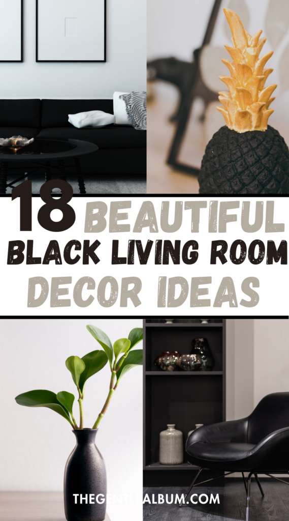 18 Black Living Room Ideas to Elevate Your Space