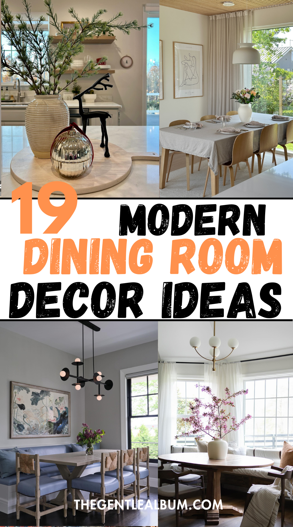 19 Modern Dining Room Ideas for a Chic Space