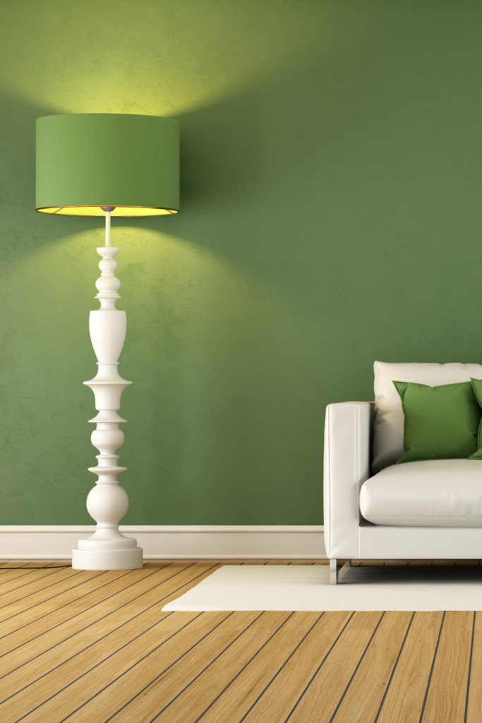 Green Standing Lamp