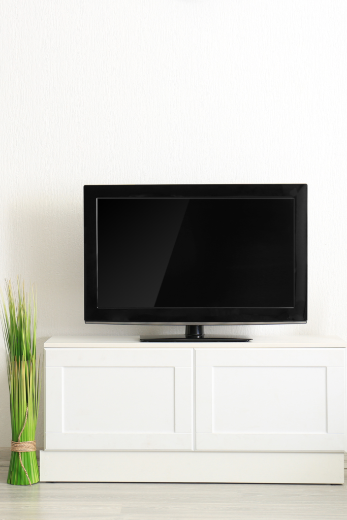 White TV Stand