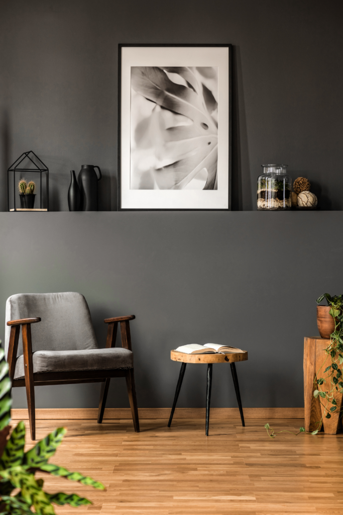 Gray Wall Art Canvas