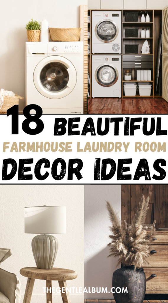 18 Farmhouse Laundry Room Ideas You'll Love 1 18 Farmhouse Laundry Room Ideas 1