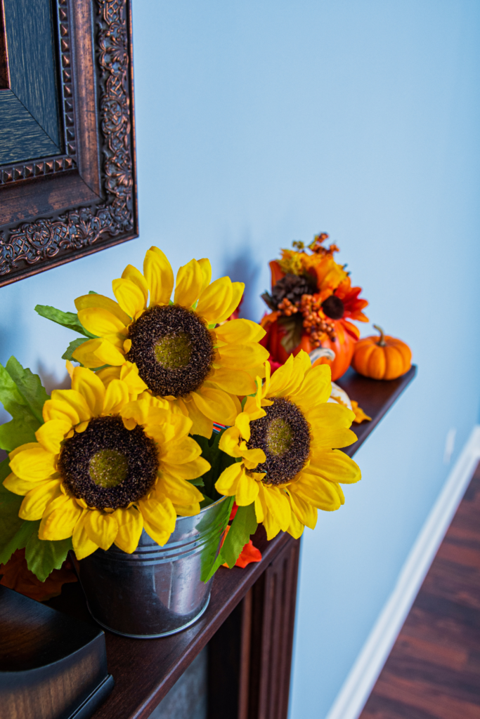 Cozy Up Your Space: Creative Fall Mantel Decor Ideas 10 Sunflower Decor