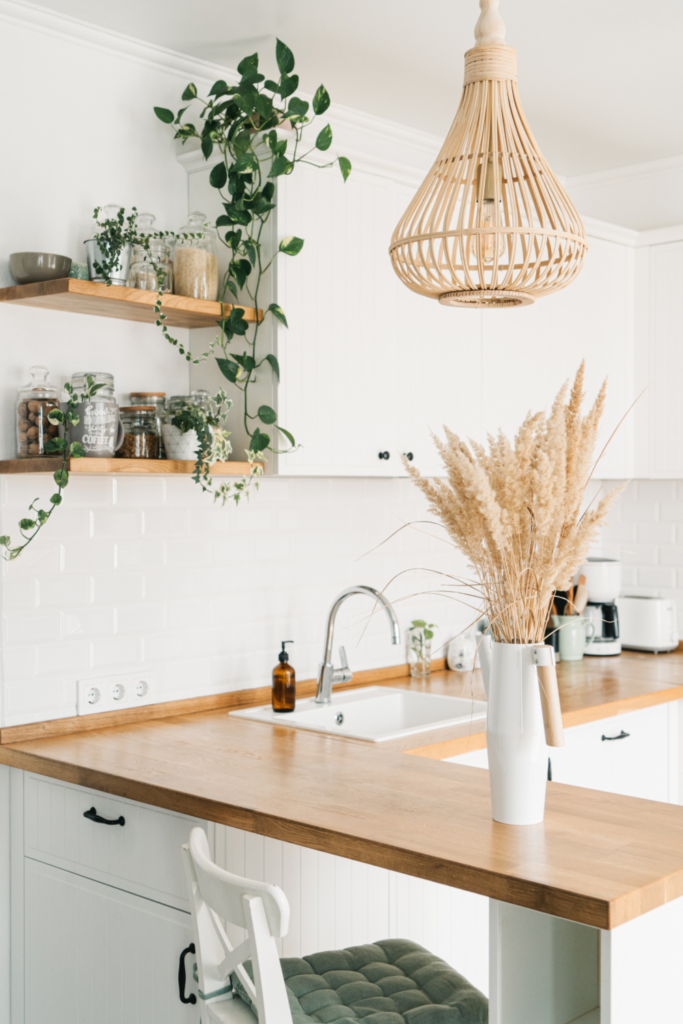 18 Scandinavian Kitchen Decor Ideas To Bring Nordic Charm to Your Home 16 Pampas Grass