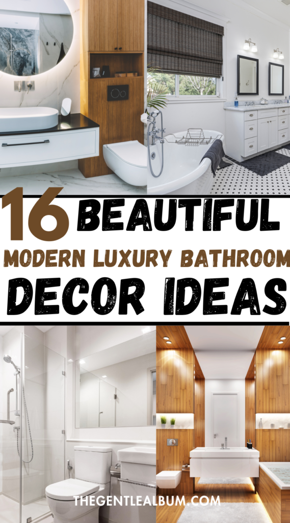 16 Modern Luxury Bathroom Ideas For a Fresh Look 1 MODERN BATHROOM LUXURY