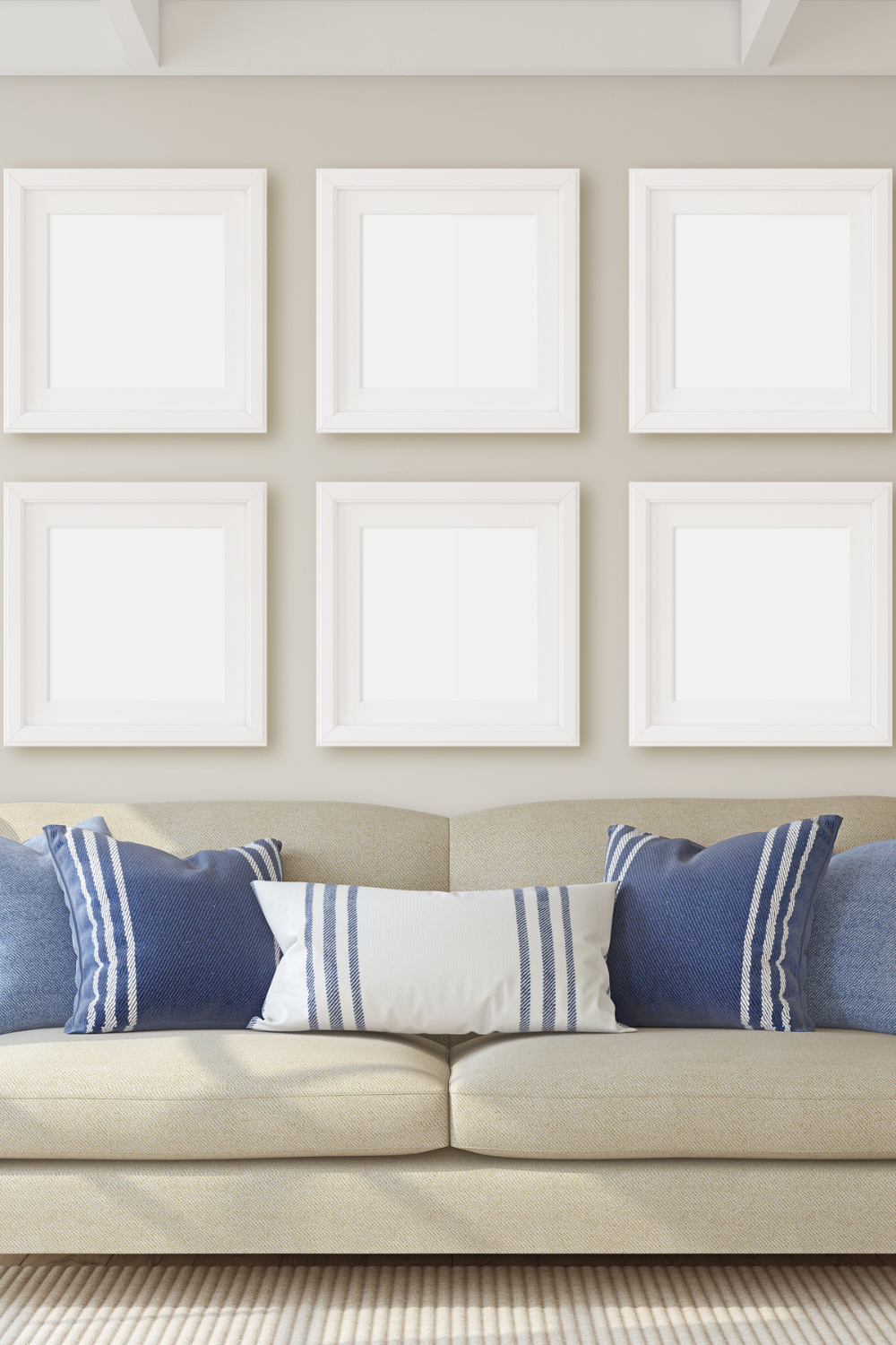 16 Coastal Modern Decor Ideas For a Relaxed Home (2026) - Minimalist White And Beige Tone Coastal Home Decor