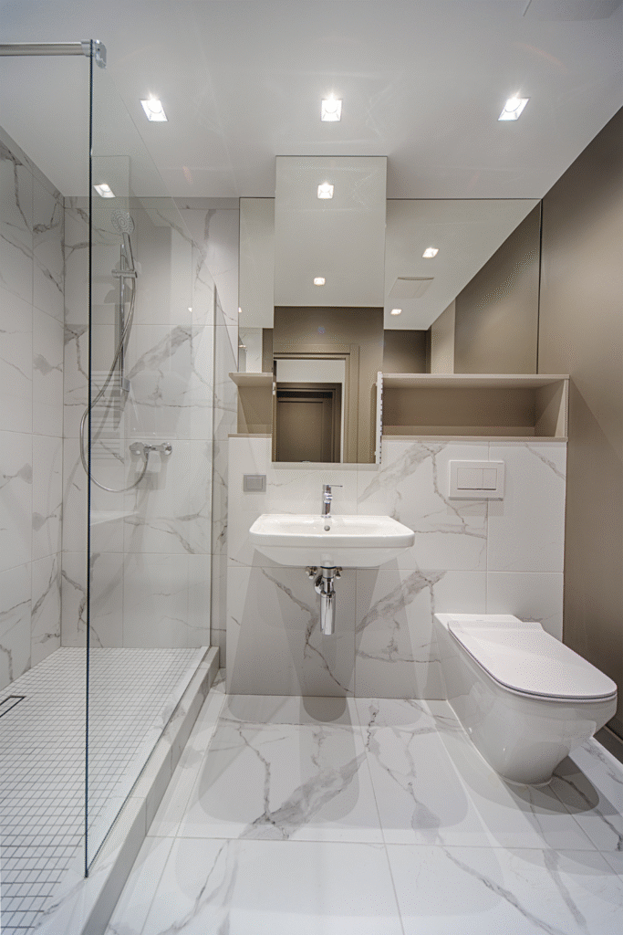 Ways to Make Bathroom Look Bigger: 18 Decor Ideas 8 4 3