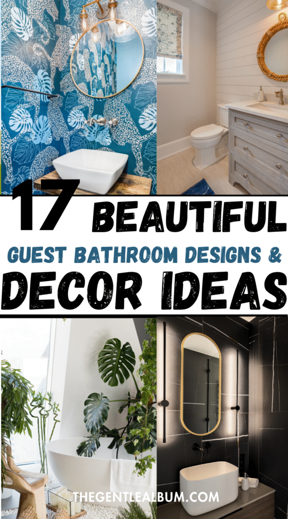 17 Stunning Guest Bathroom Designs On a Budget 1 1 1