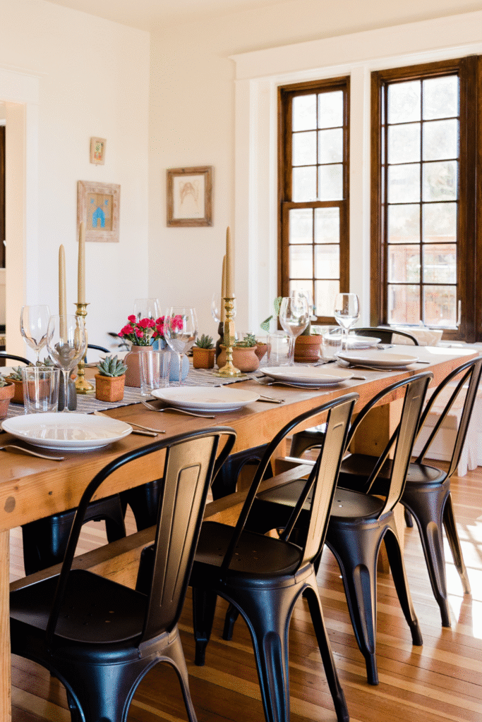 17 Earthy Dining Room Designs Perfect For Any season 2 1. Modern Rustic Charm