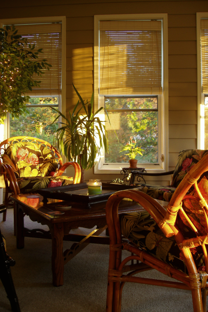 17 Earthy Dining Room Designs Perfect For Any season 28 14. Sunroom Sanctuary