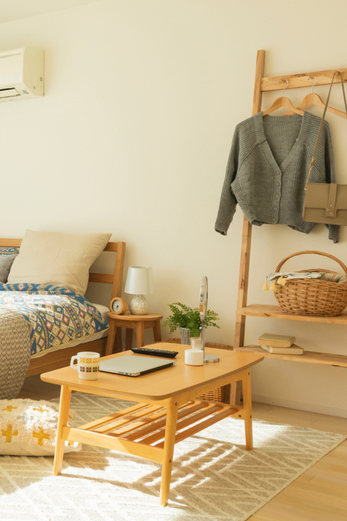 13. Ladder Shelf Styling